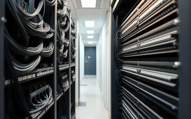 Professional network cabling installation